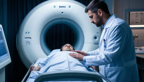 МРТ поиск возможной причины повышенного артериального давления (гипертонической болезни) Бирюлево